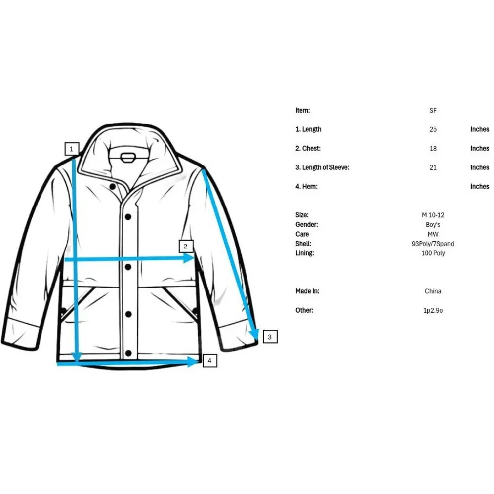 NFL Team Apparel San Francisco 49ers Jacket Boys M 10 12 Gray Embroidered Lined - Picture 10 of 10